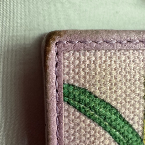 Gucci purple floral canvas wallet - Picture 11 of 15